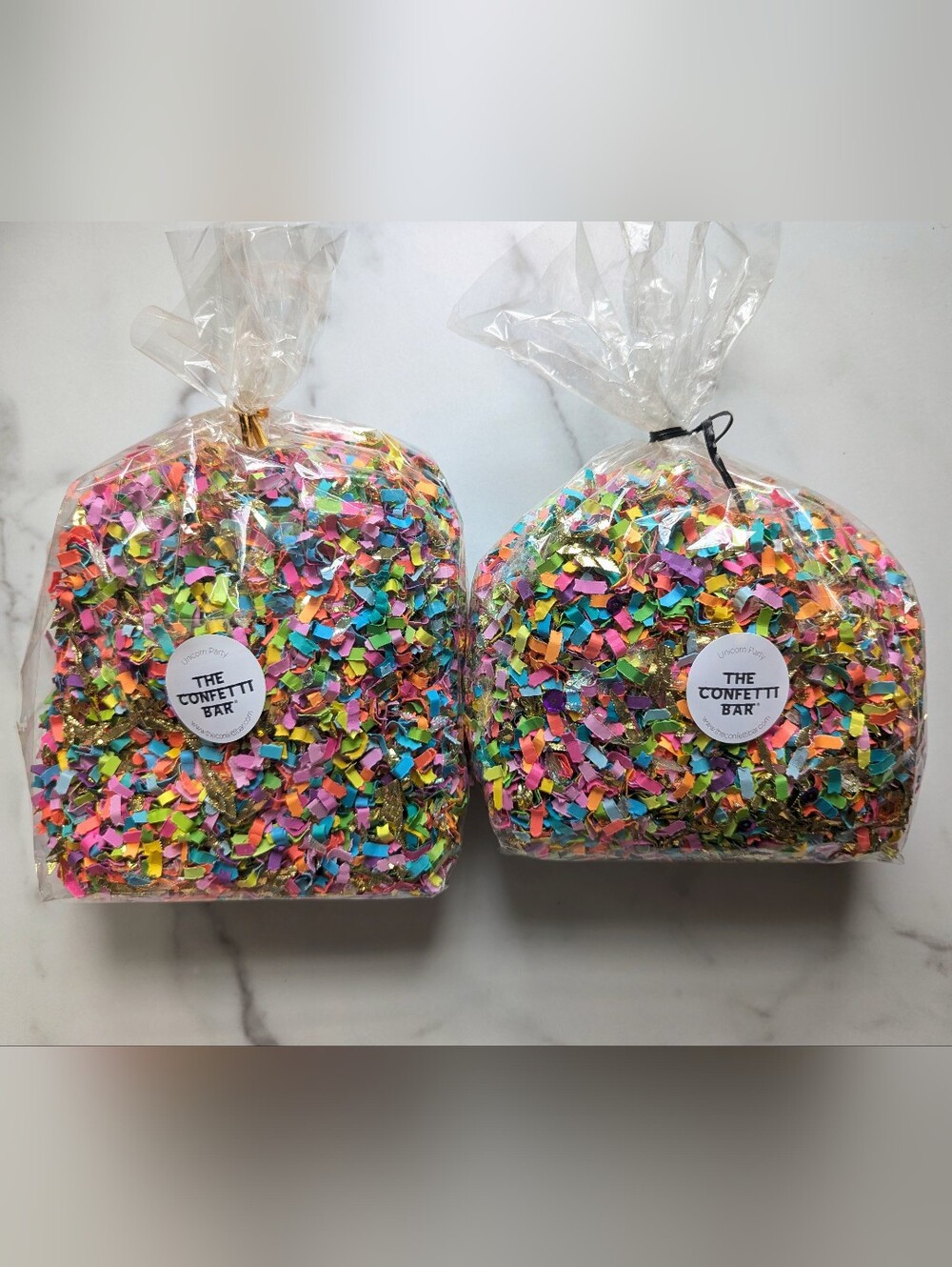 Paper Confetti Mix With Sparkle - birthday parties, tablescapes, party planners